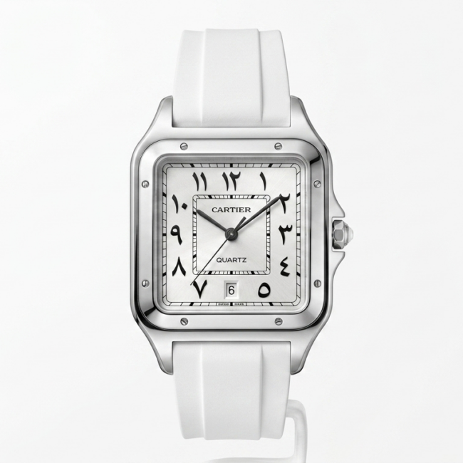 ساعة cartier مغناطيسية - ابيض