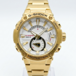ساعة Casio G-Shock G-Steel - Gold & white