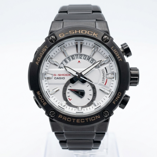 ساعة Casio G-Shock G-Steel - Black & white