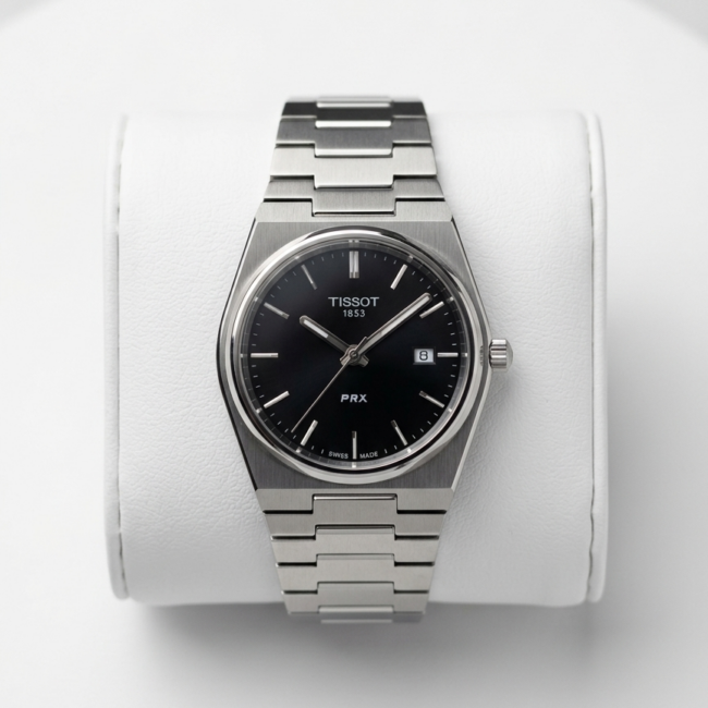 ساعة TISSOT - White & black
