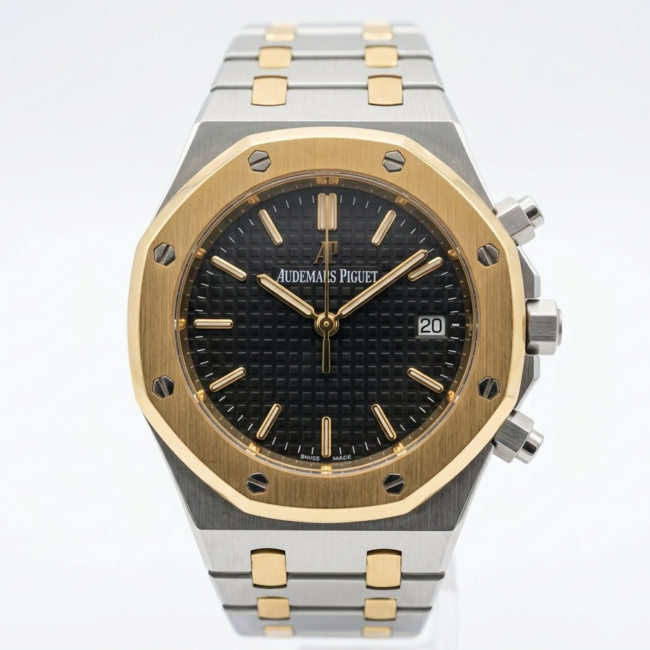 ساعة Audemars Piguet Royal Oak - Gold & Silver & Black