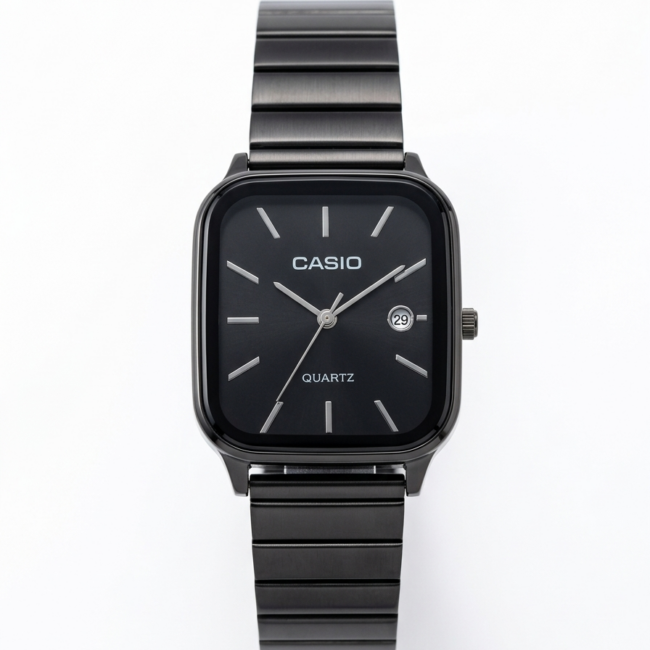 ساعة Casio LTP رجالي - Black