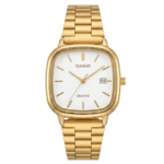 ساعة Casio#2 - Gold & White