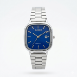 ساعة Casio#2 - Silver & Blue