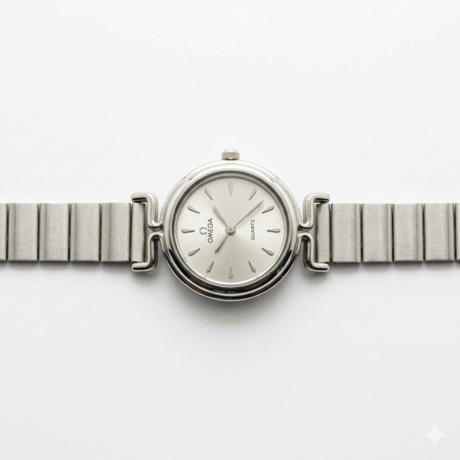 ساعة Omega De Ville (Vintage Ladymatic Style) - White